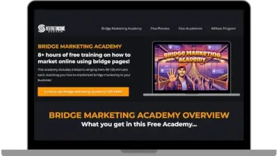 Image representing a bridge or connection in marketing or Bridge marketing strategy icon